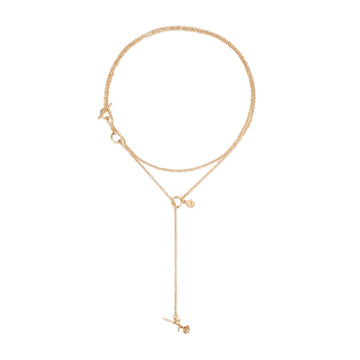 Gold 4-Way Necklace - Rose