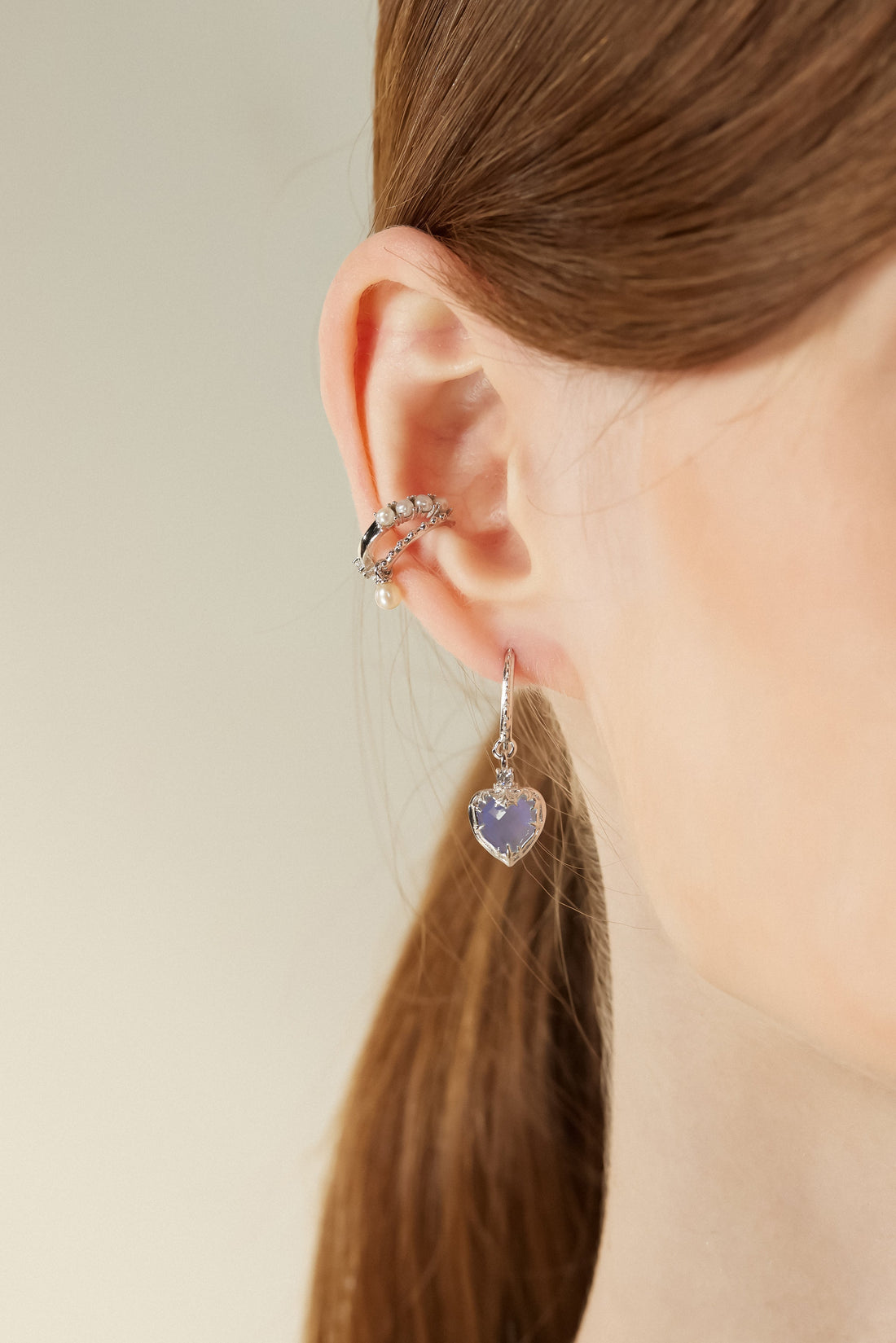 Lavender Quartz Silver Earrings - Miracle