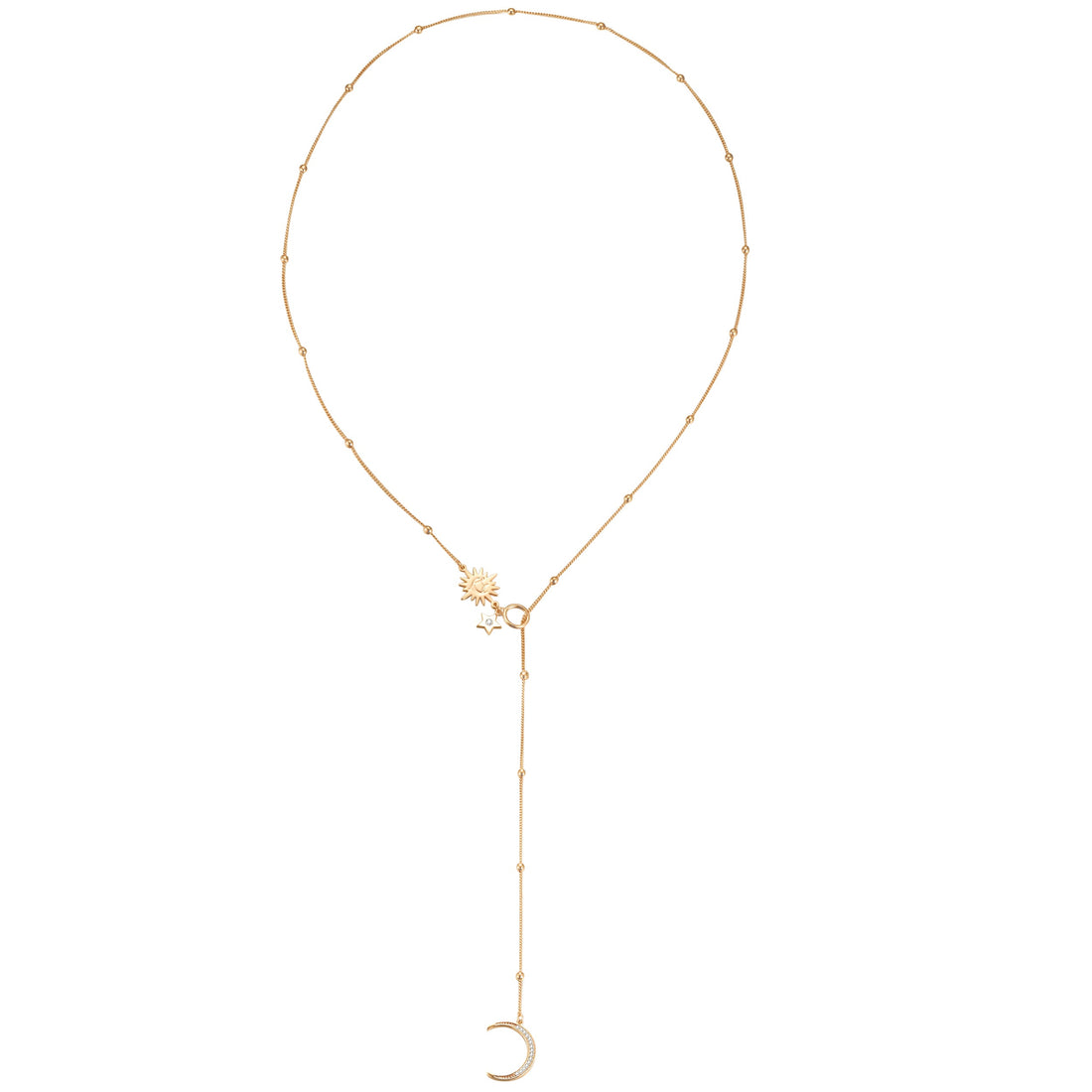 Gold 2-Way Necklace - Stellar