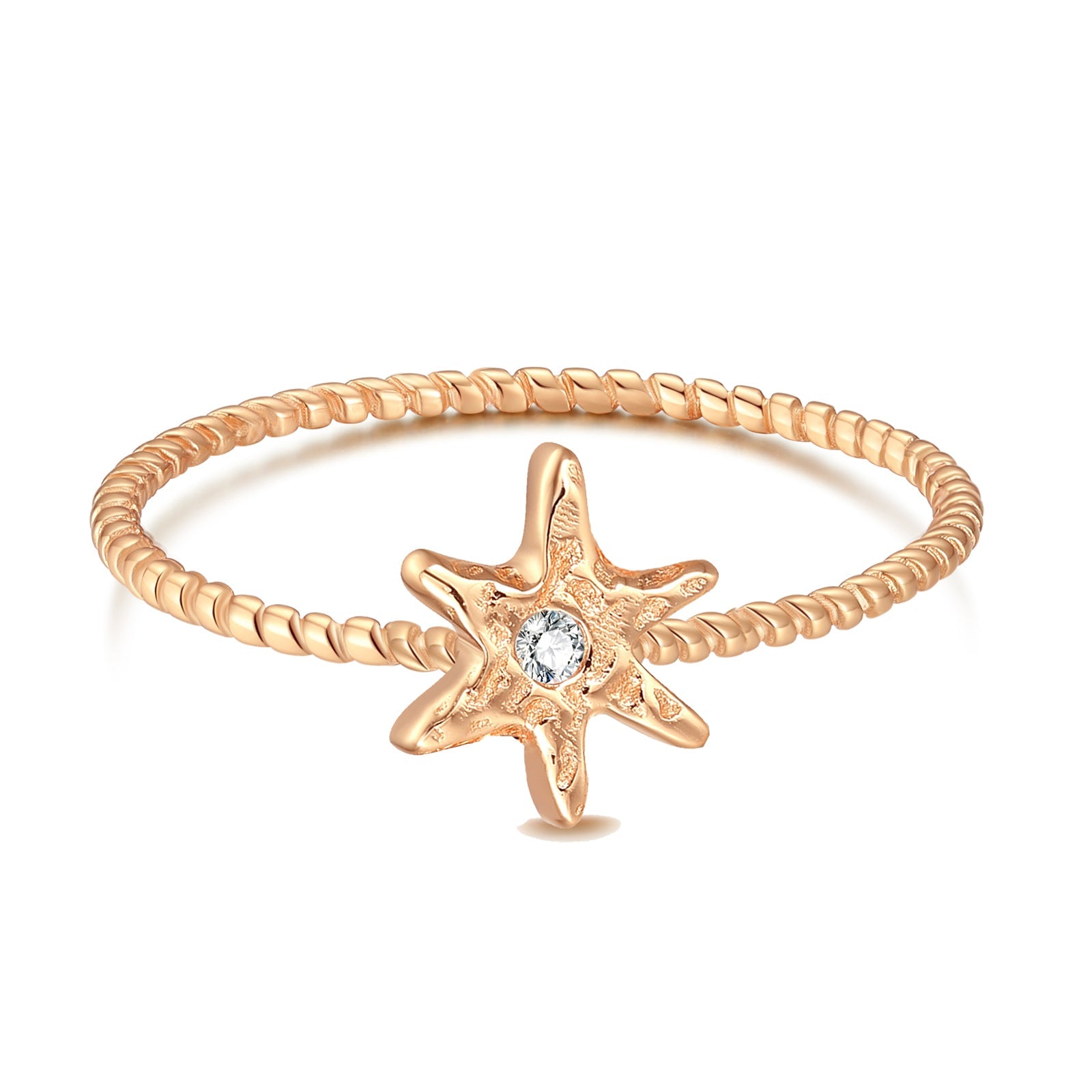 Gold Star Dainty Ring