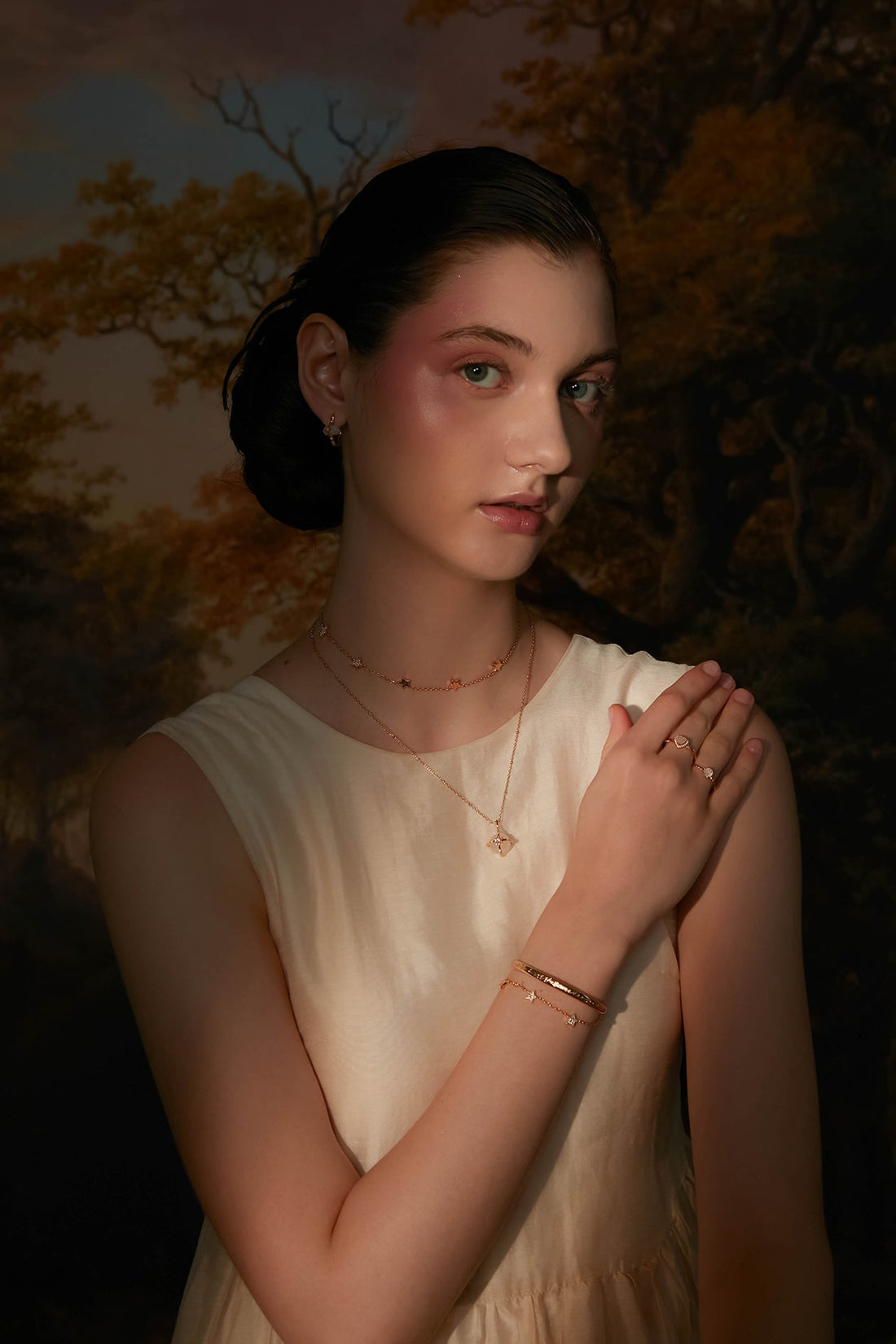 Silver Star Layered Bangle - Secret