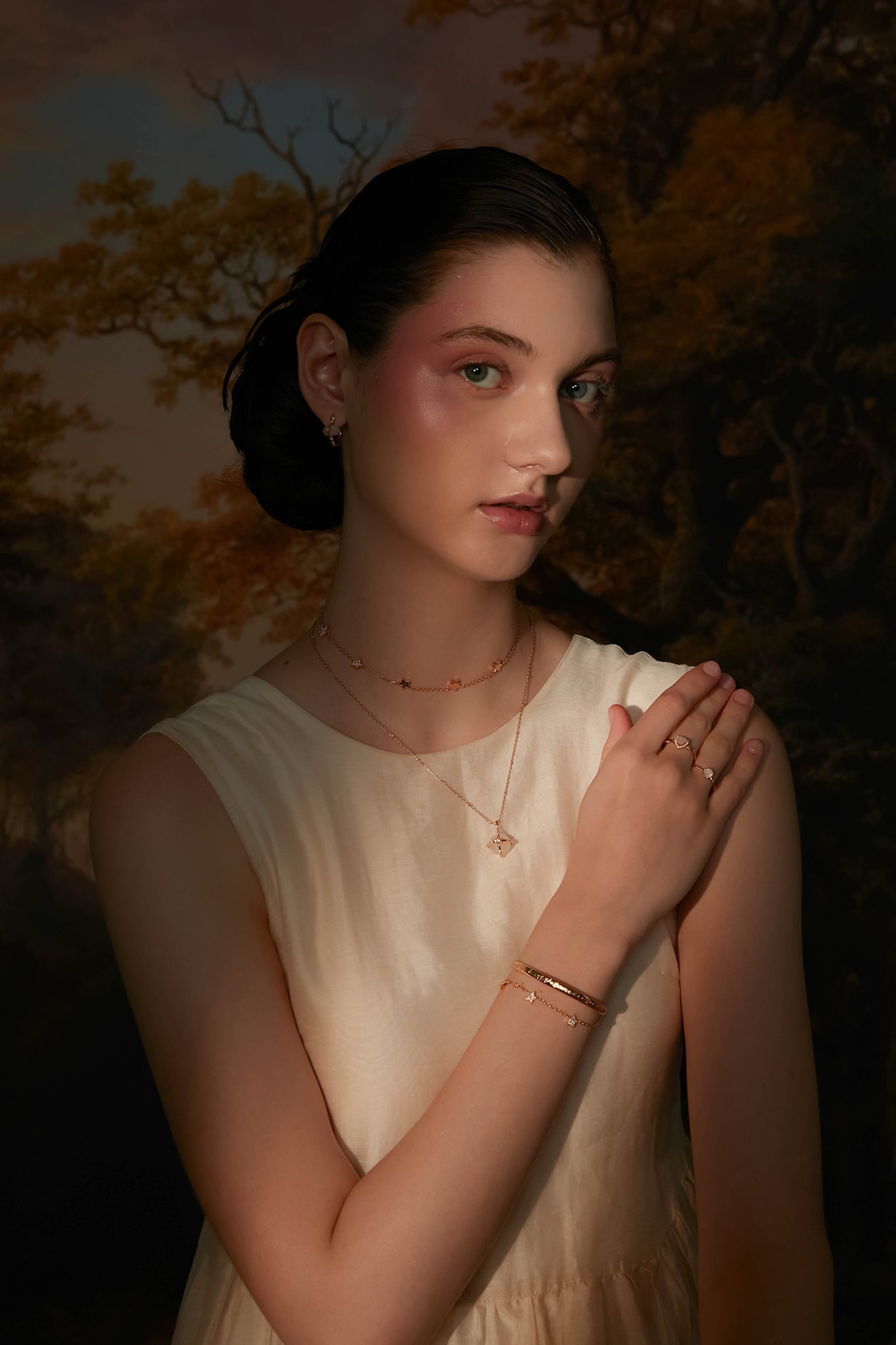 Silver Star Layered Bangle - Secret