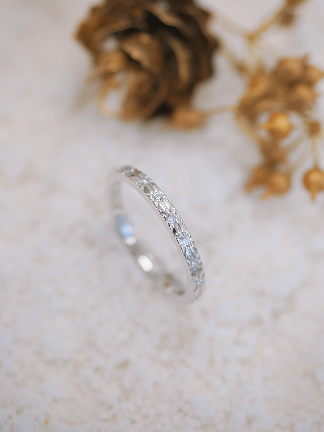 Silver Dainty Ring - Celestial
