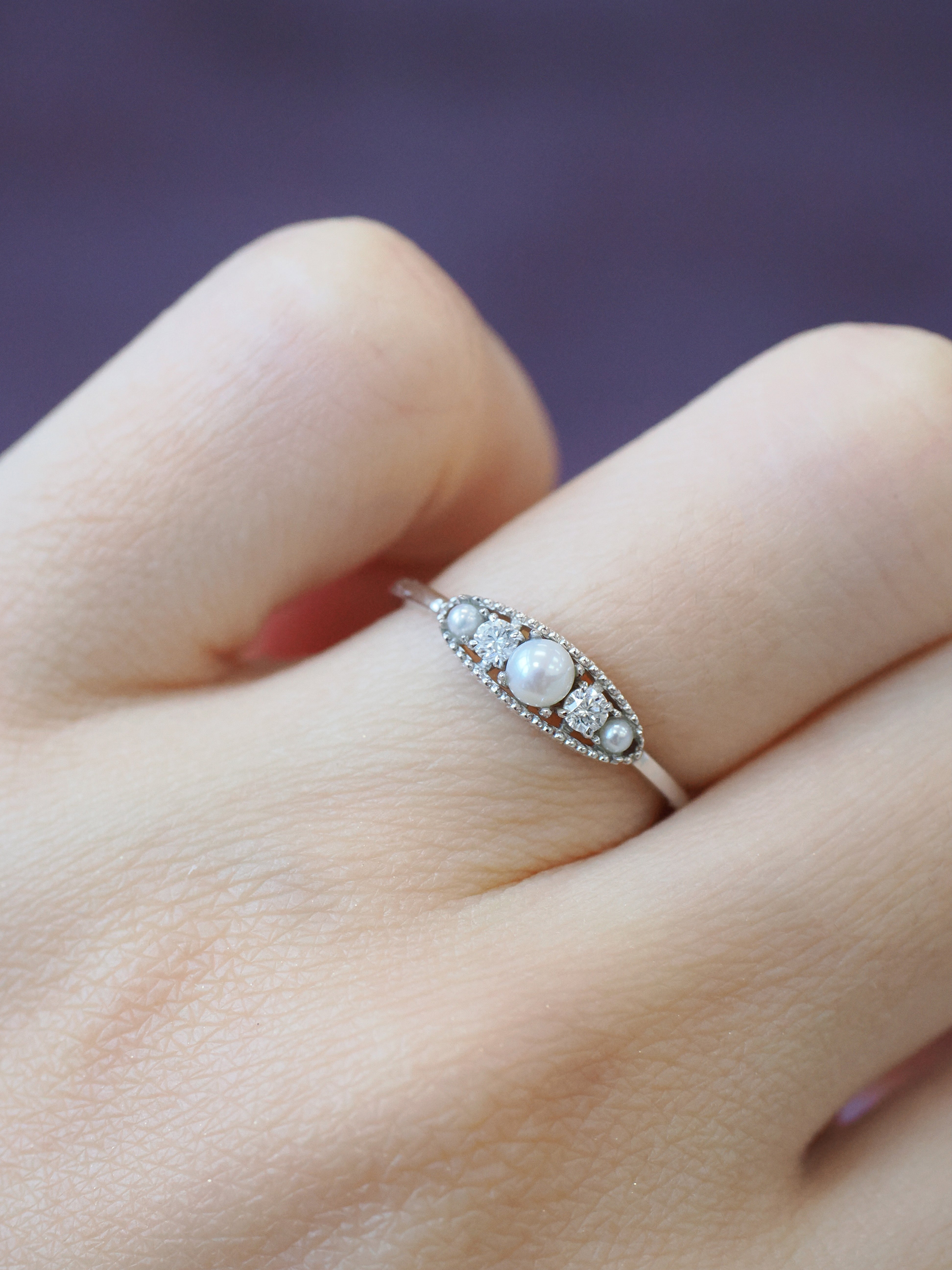 Victoria 14K White Gold Diamond Ring