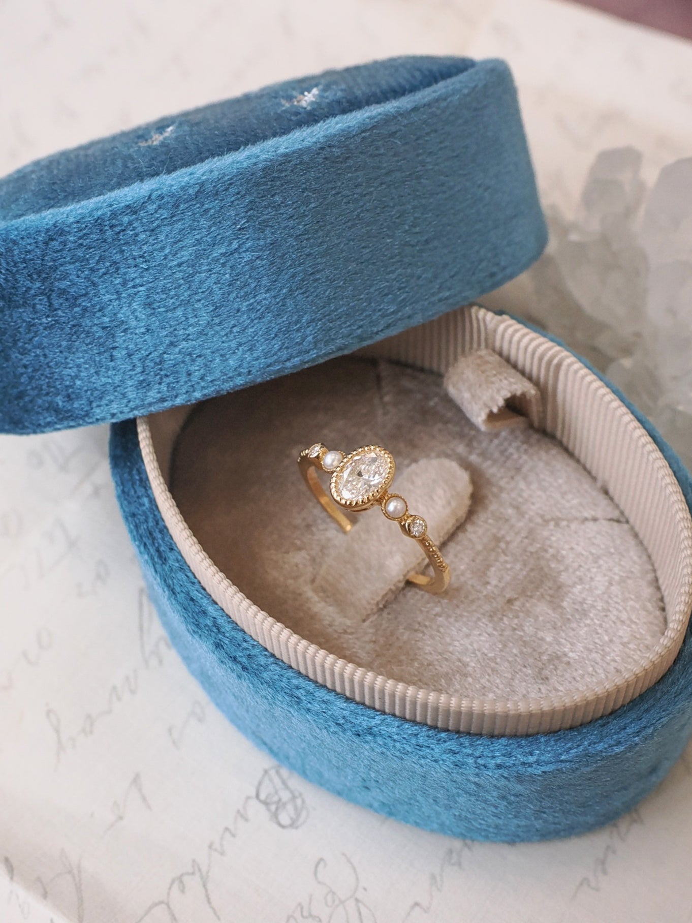 Elizabeth 14K Yellow Gold Bezel Set Diamond Ring