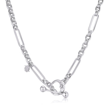 Silver Toggle Necklace - Embrace