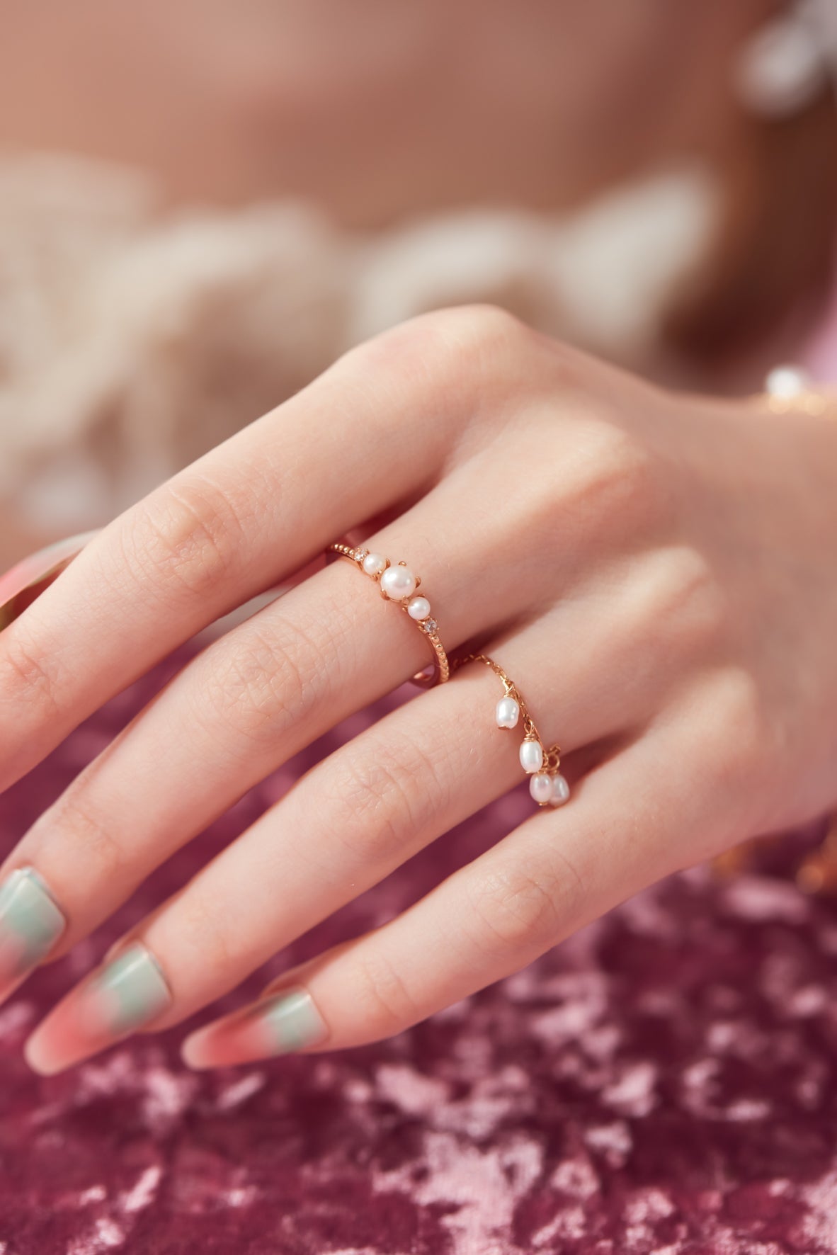 Freshwater Pearl Gold Ring - Whimsy