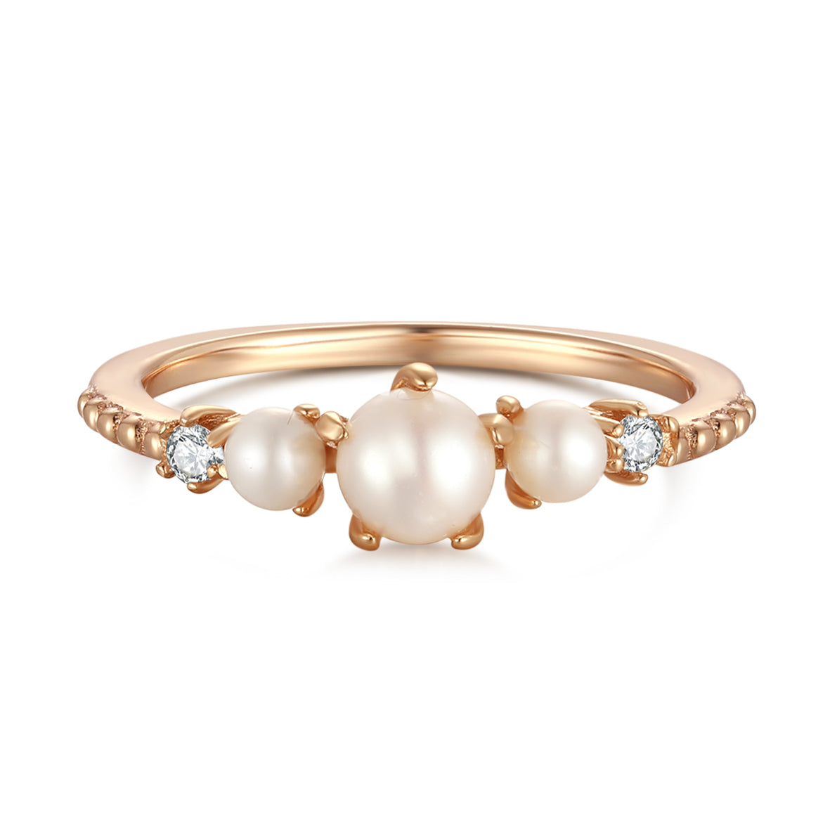 Freshwater Pearl Gold Ring - Whimsy