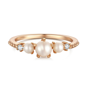 Freshwater Pearl Gold Ring - Whimsy
