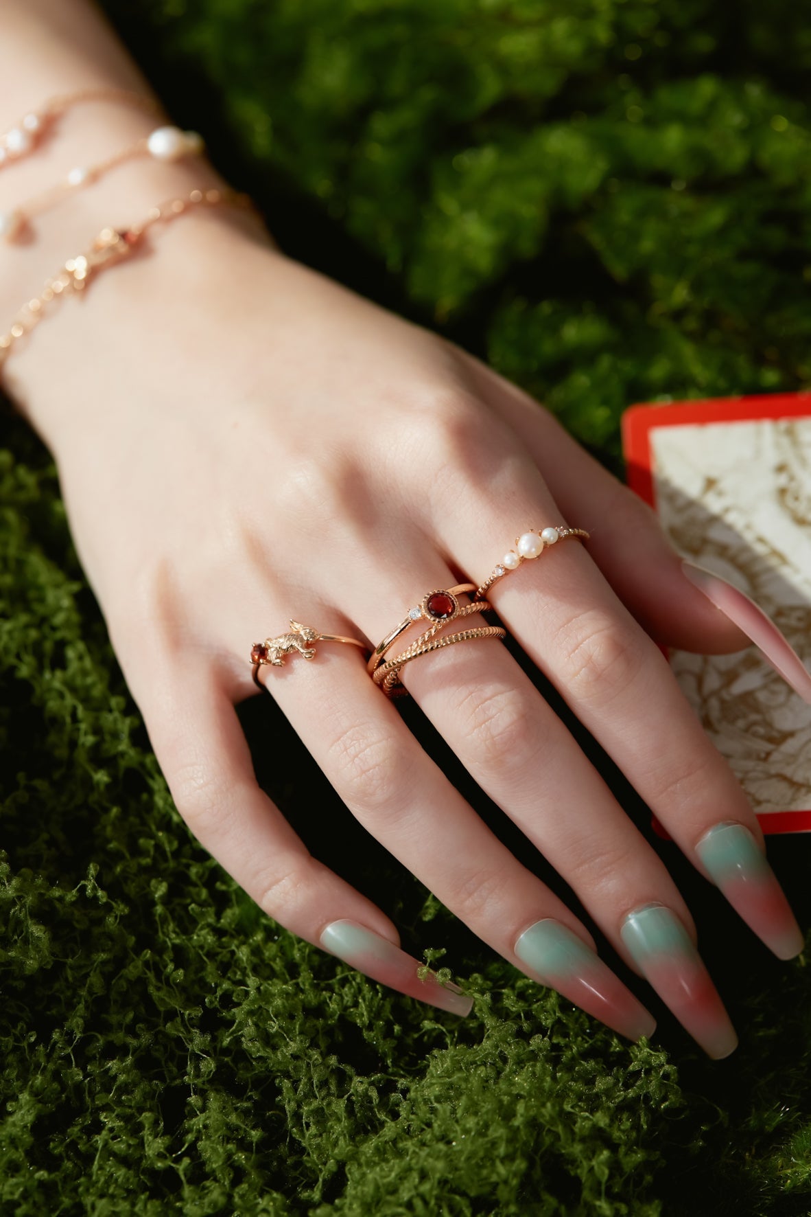 Freshwater Pearl Gold Ring - Whimsy