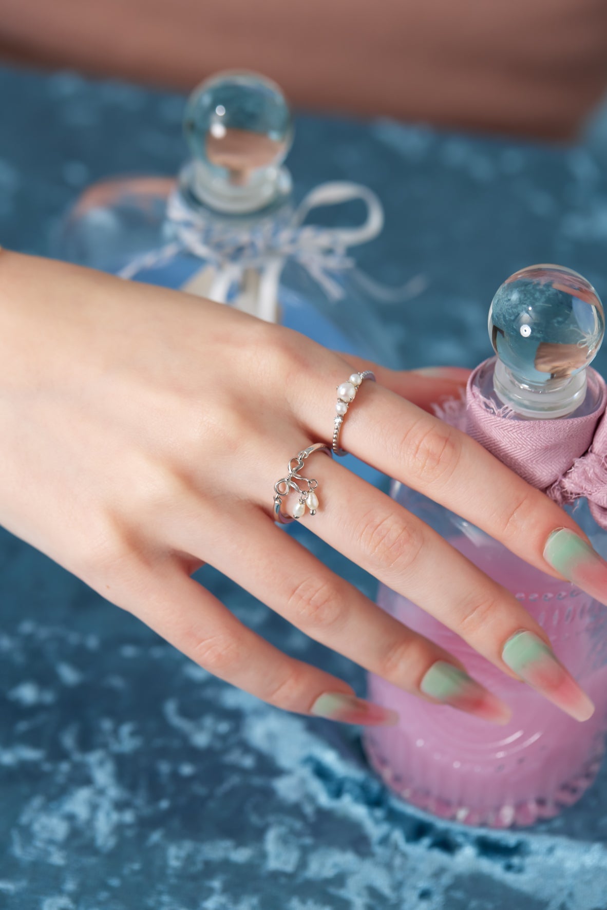 Freshwater Pearl Silver Ring - Whimsy