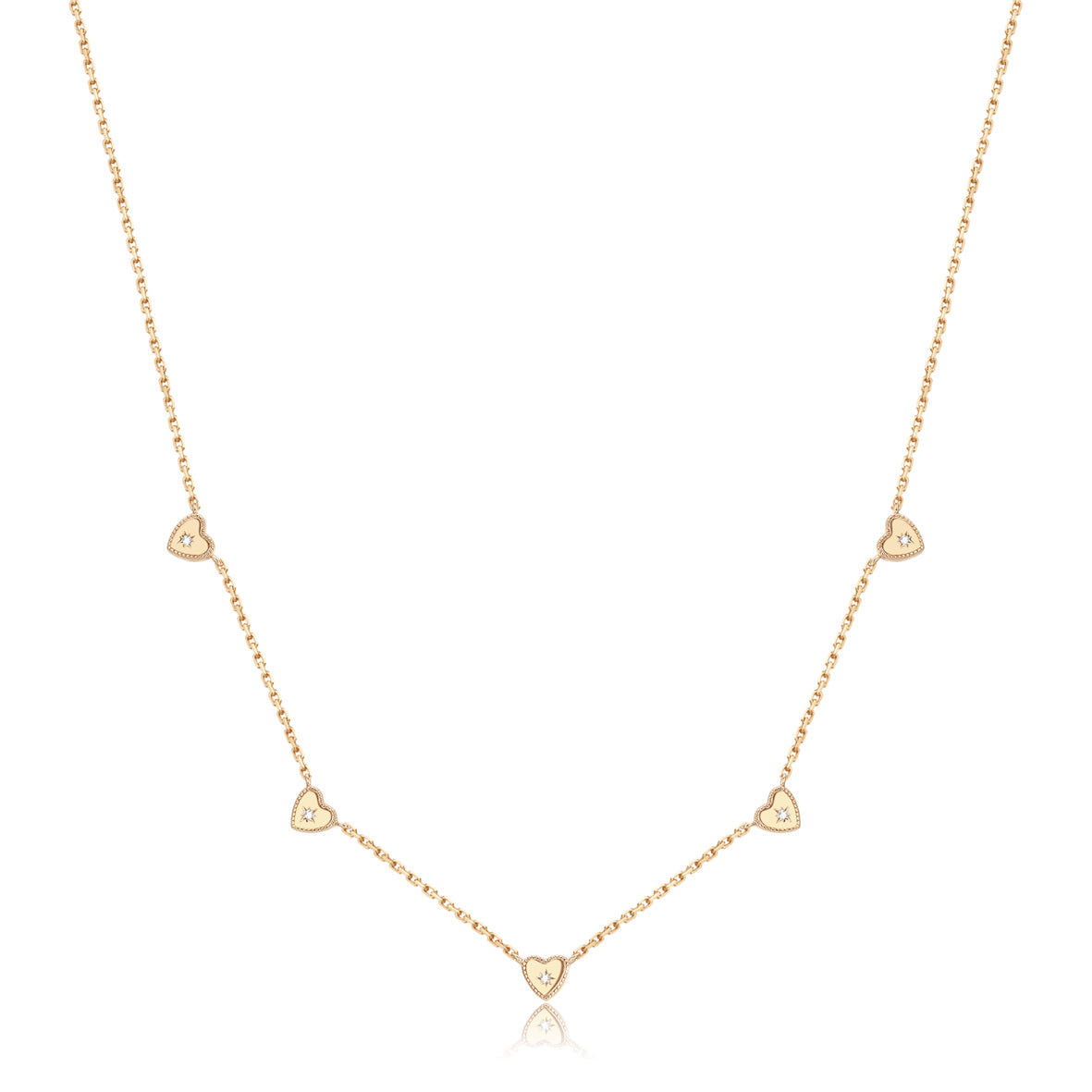 Gold Carnelian Double Sided Choker - Sweetheart