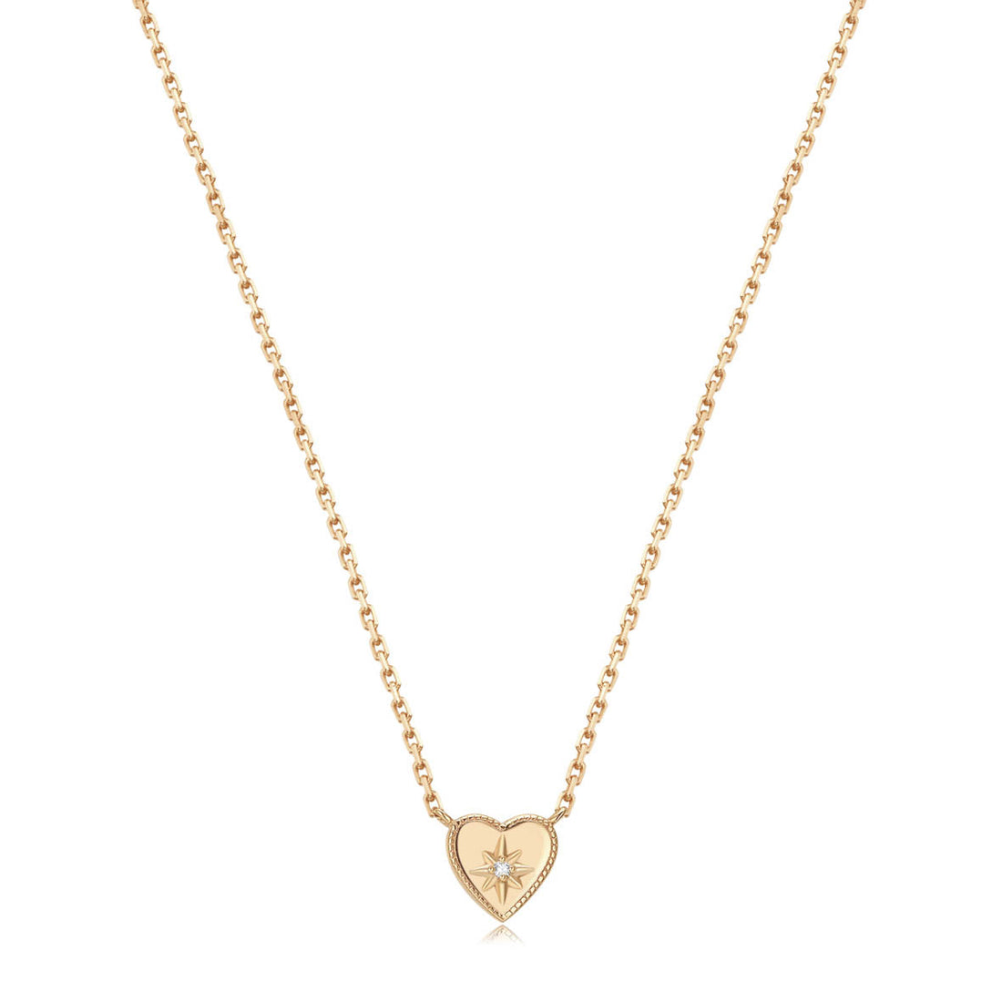 Gold Carnelian Double Sided Necklace - Sweetheart