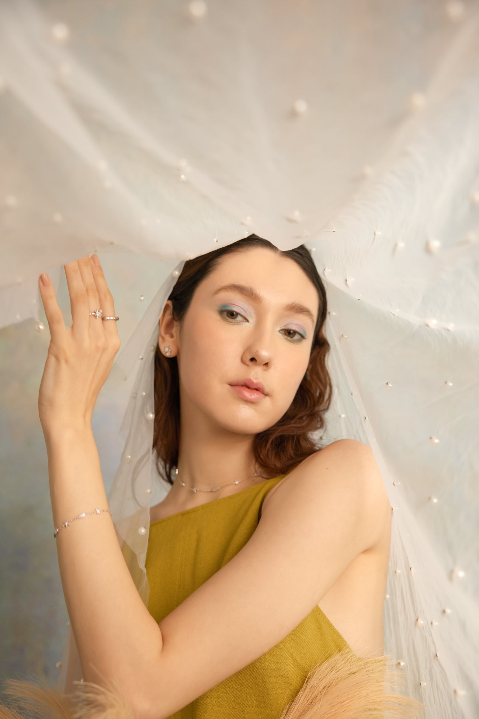 Moonstone Silver Star Choker - Lullaby