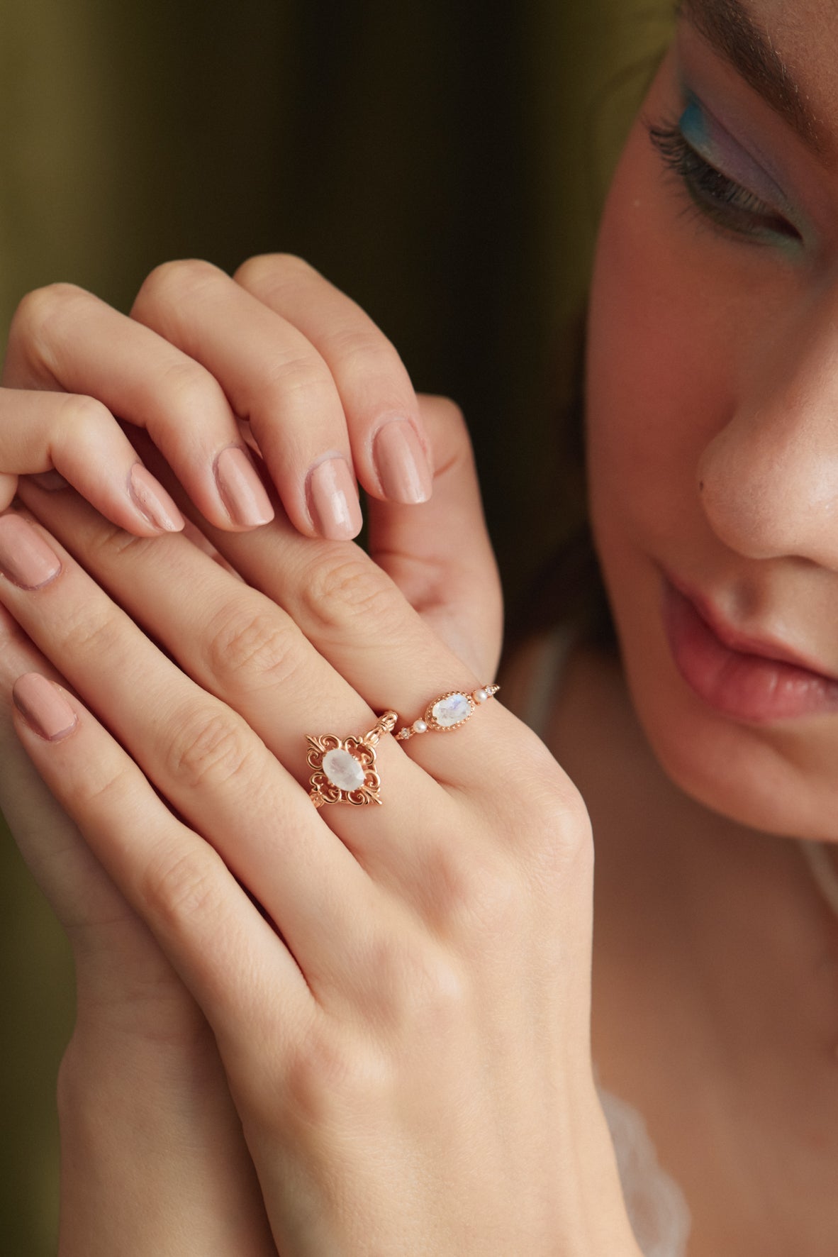 Moonstone Gold Ring - Bewitched