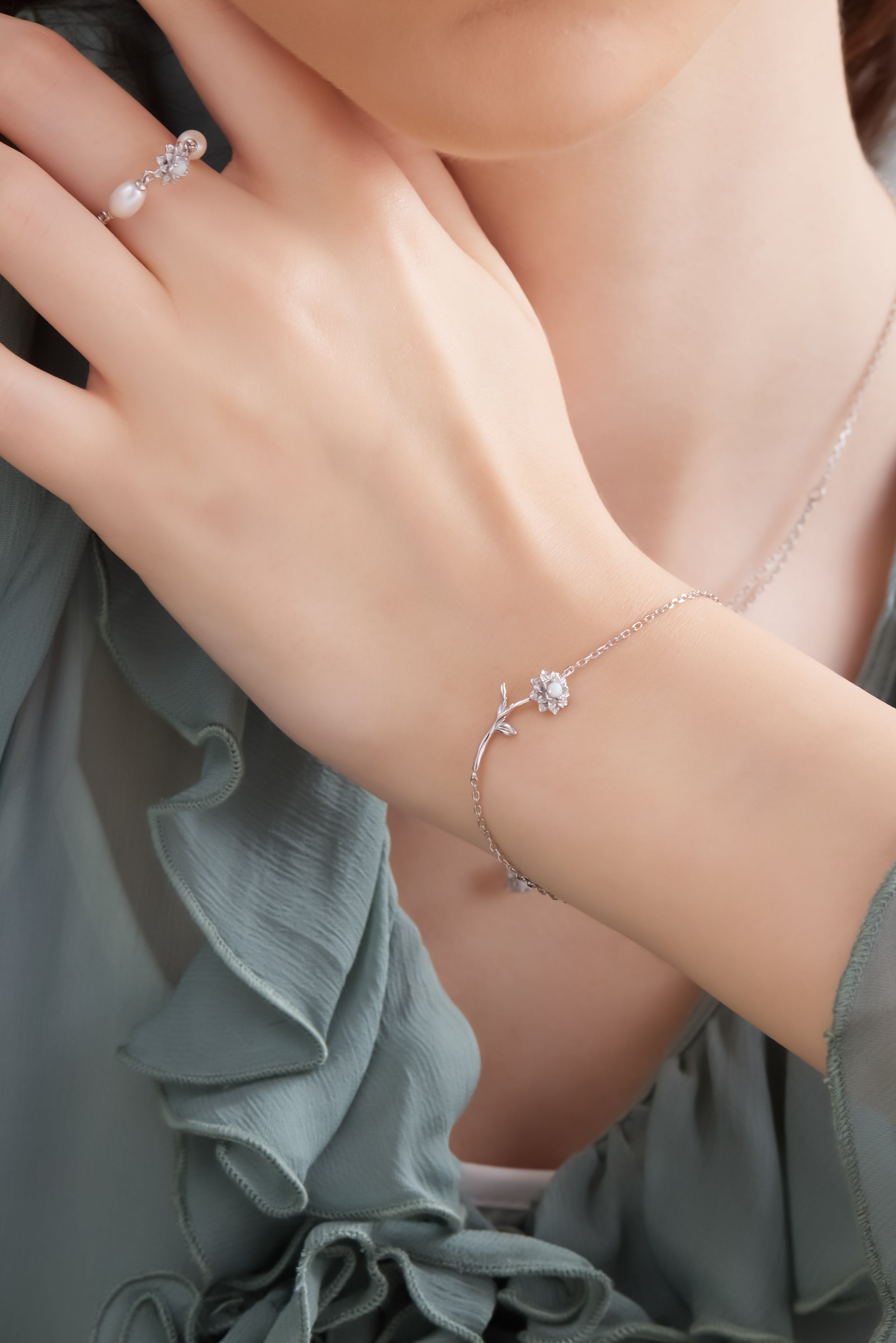 Opal Silver Bracelet - Marigold