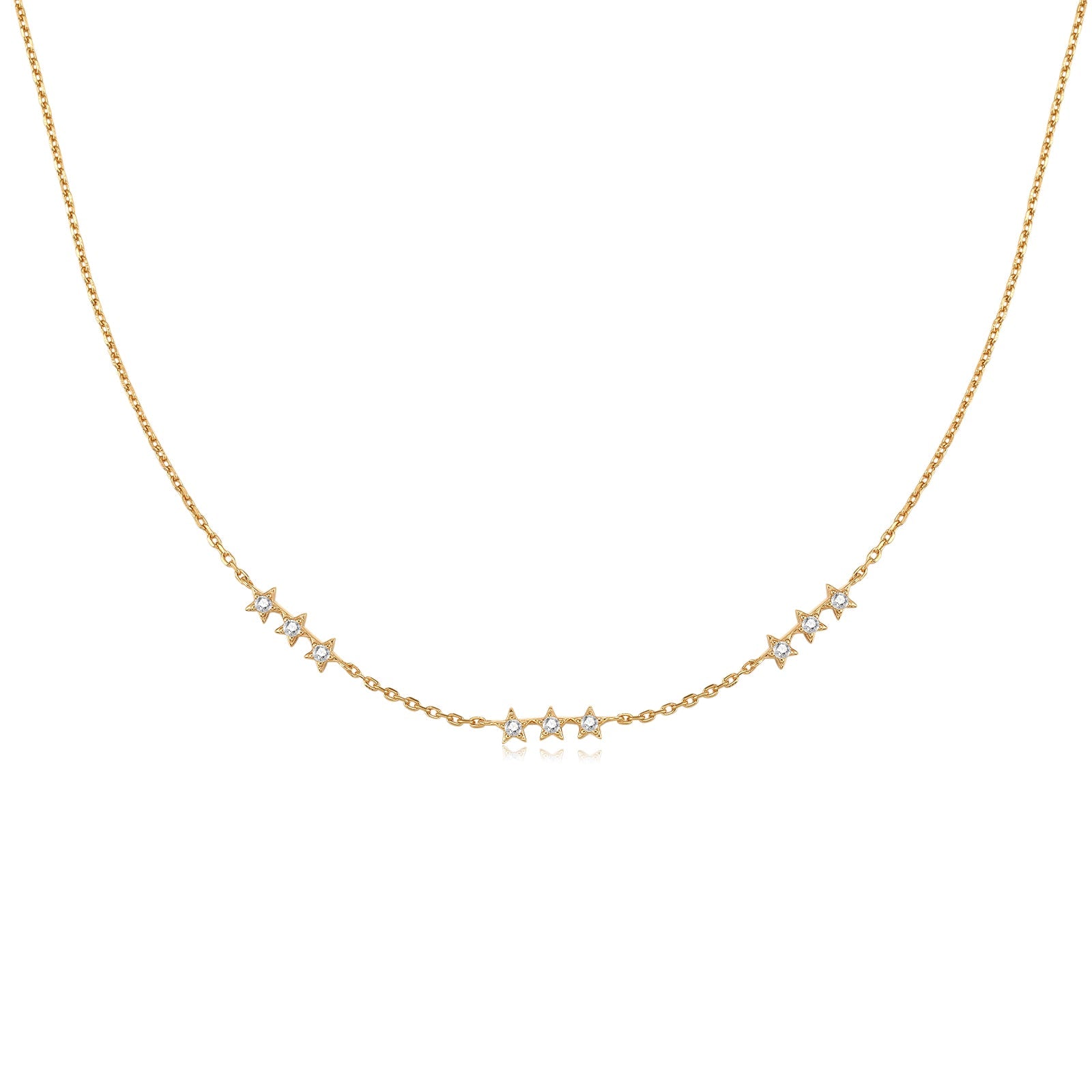 Gold Choker - Starry Night