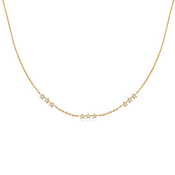Gold Choker - Starry Night