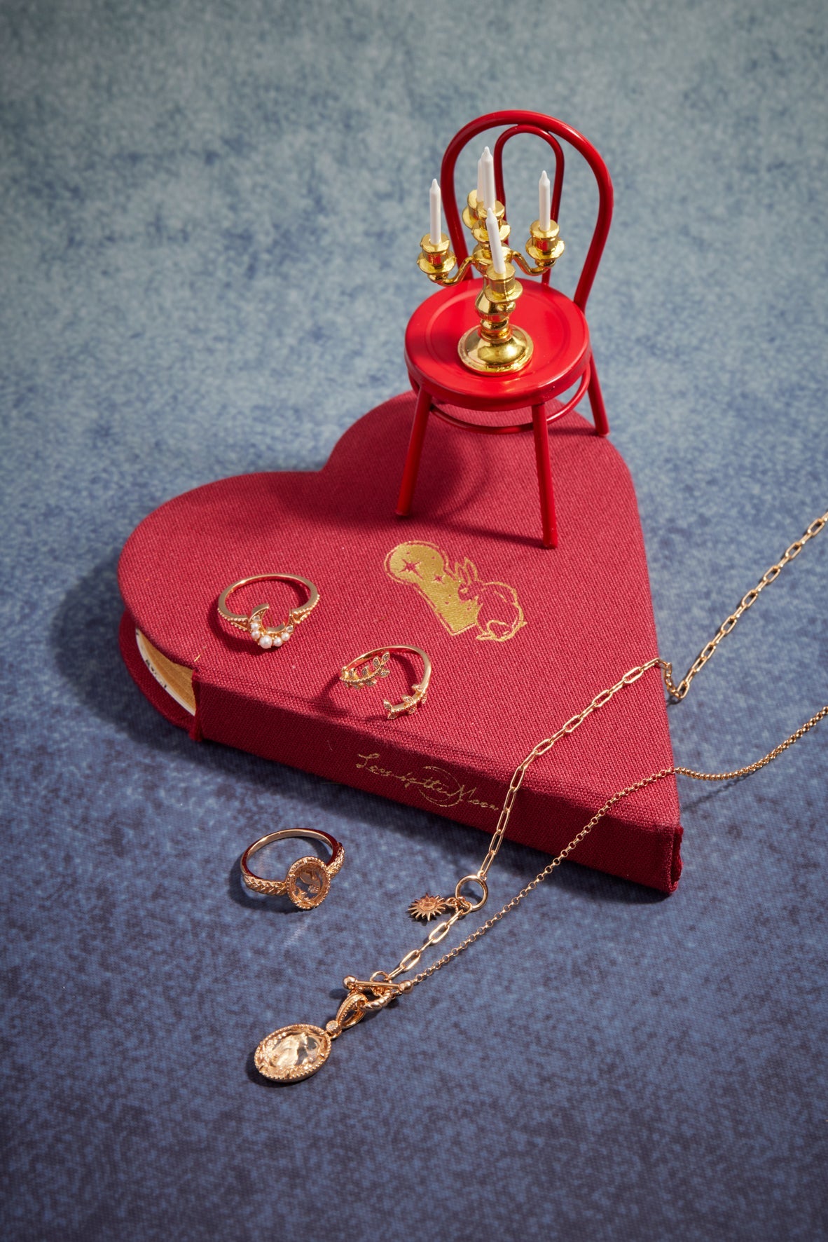 Clear Quartz Gold Ring - Cheshire Cat