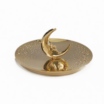 Crescent Moon Candle Topper / Jewelry Tray