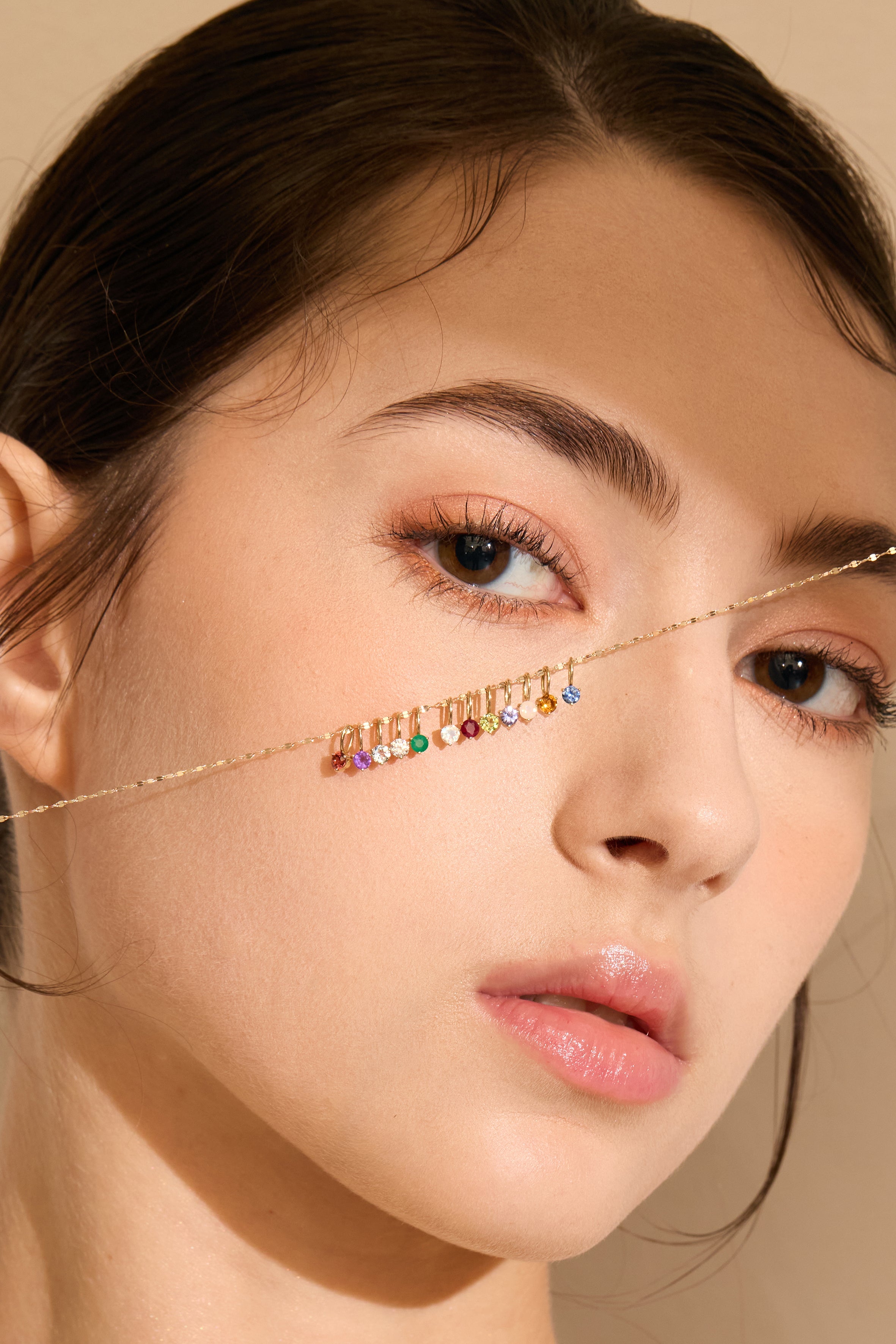 14K Gold Birthstone Pendant