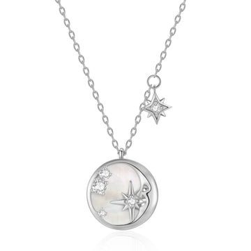 Mother of Pearl Silver Necklace - Sweet Dream